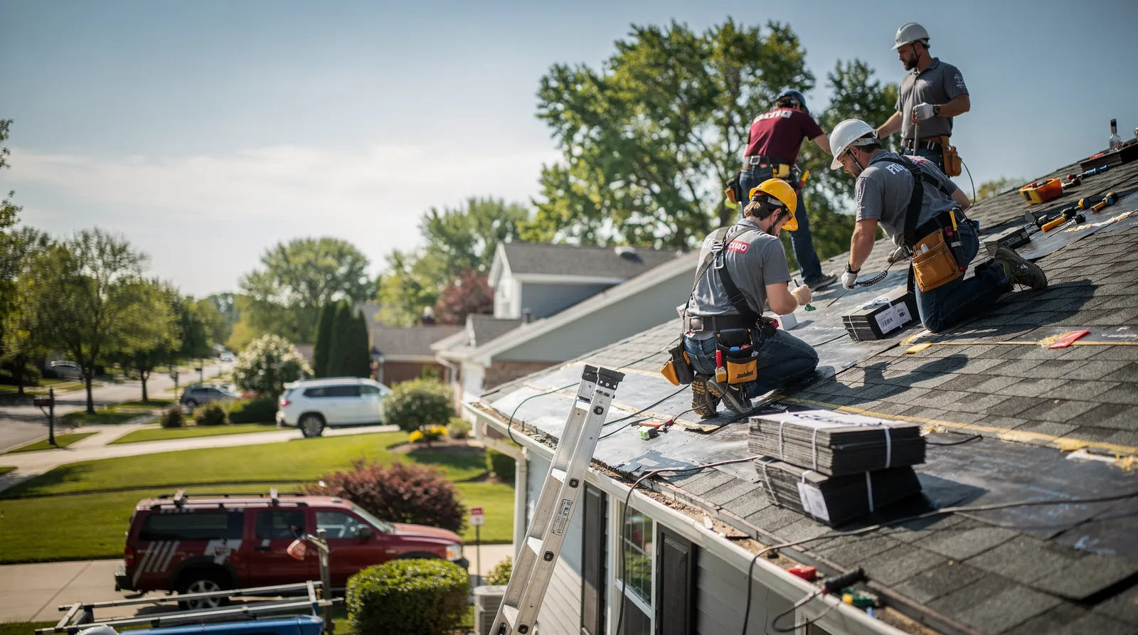 Roof Repair in Bowdoinham, ME around you